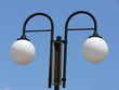 Dual decorative ball-shaped lantern