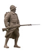 statue soldat détourée