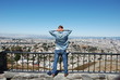 Boy looking at the City of San Francisco