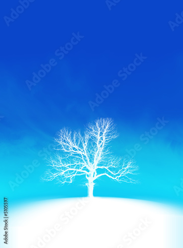 Illustration: Frosty tree Frosty tree