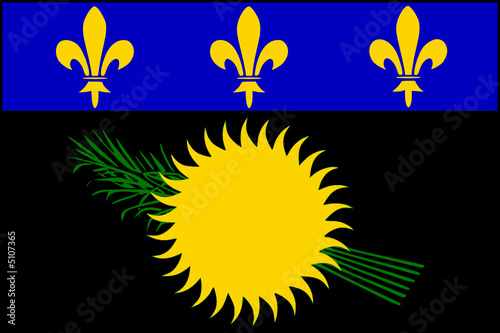 Vecteur : Drapeau de la Guadeloupe Drapeau de la Guadeloupe
