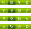 Green bar server icons