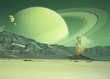 Photo en ligne au meilleur prix saturne vu de Titan