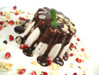 pudding tilted to the right
