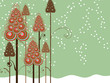 whimsical swirls winter trees whimsical swirls winter trees