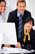 Multi-ethnic business group