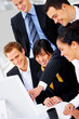Multi-ethnic business group