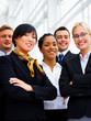 Multi-ethnic business group Multi-ethnic business group