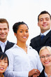Multi-ethnic business group