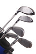 Golf Clubs isolated over White