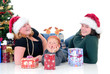Children around Xmas three