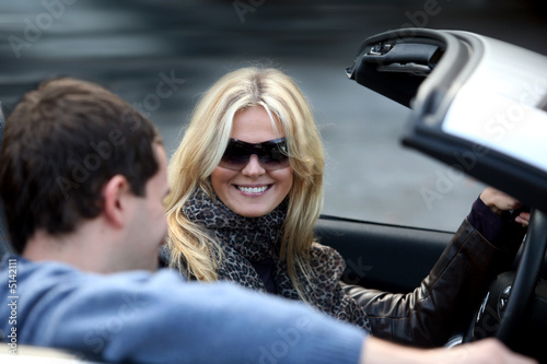 Couple in the car