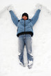 angel on snow
