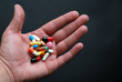 pills in hand