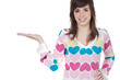 Girl holding nothing Girl holding nothing