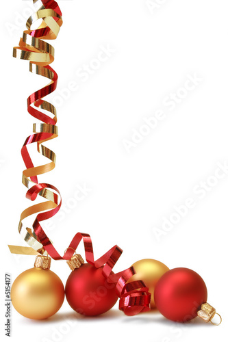 Red and Gold Christmas Baubles Red and Gold Christmas Baubles
