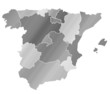 Carte Espagne Camaieu Argent Carte Espagne Camaieu Argent