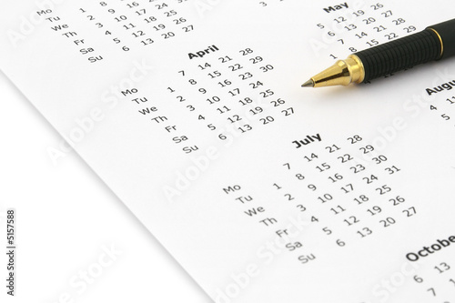 yearly calendar