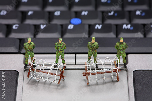 Computer data security concept