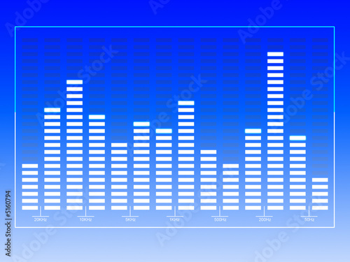 Illustration: Graphic equalizer Graphic equalizer