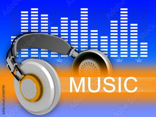 Illustration: Music spectrum Music spectrum