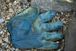 Glove on beach
