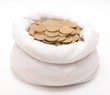 Photo en ligne au meilleur prix A bag with coins