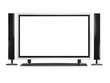 Hi-Tech Computer Screen and Speakers