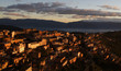 the sunbeam just touches a small town in Yunnan,China.