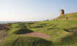 Industrial landscape - saltpans from the 18th century Scotland