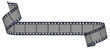 coiled film strip coiled film strip