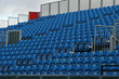 Photo: blue stadium seating blue stadium seating
