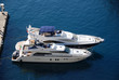  Expensive boats docked at exclusive marina