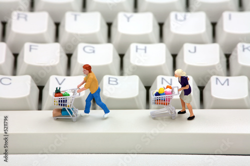 Photo: Online shopping concept. Online shopping concept.