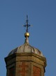 domed roof with golden ball and ornamental weather vane