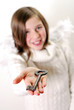 Angel giving you key to success