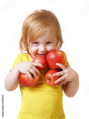 girl with apple girl with apple