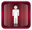 men icon, isolated on white background.