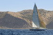 Racing Yacht During Race