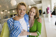 Young Couple Shopping in clothing store Together, portrait