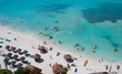 People Enjoying the Beach