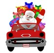 nikolaus im auto