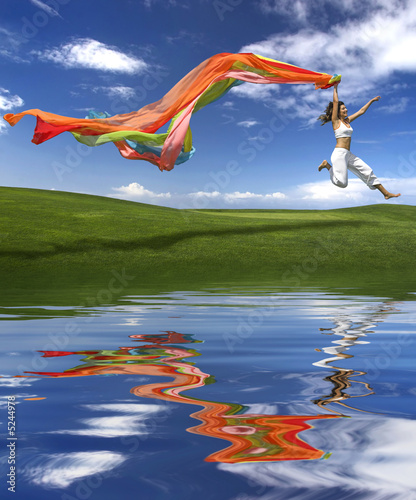 Foto: Rainbow woman Rainbow woman
