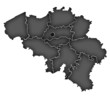 Carte Belgique Noir Carte Belgique Noir