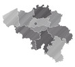 Carte Belgique Camaieu Argent Carte Belgique Camaieu Argent