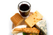 Wine and different kinds of cheese Wine and different kinds of cheese