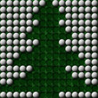 golf christmas tree