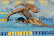 Photo: Swimmers Racing Swimmers Racing