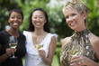 Photo: Women drinking wine in the garden Women drinking wine in the garden