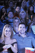 People Watching Movie in Theater